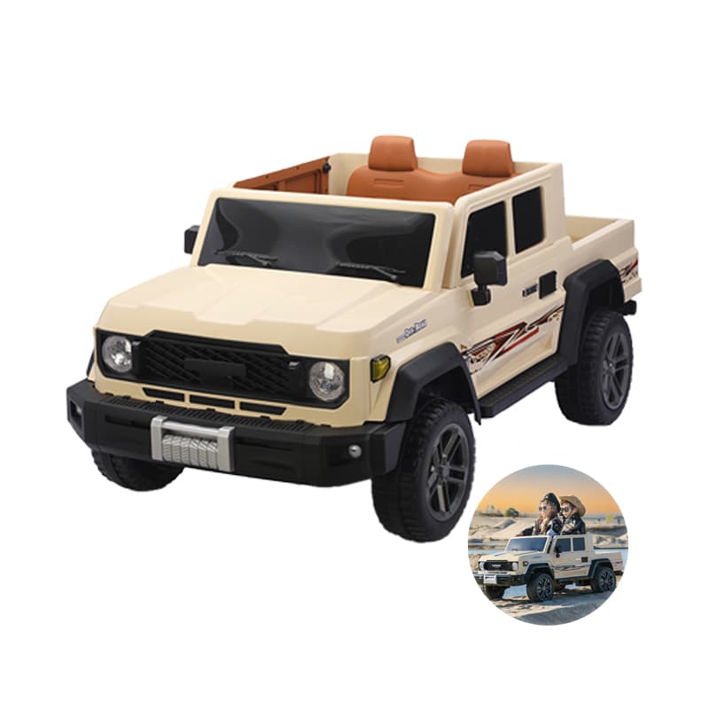 Xe ô tô trẻ em 12V 4WD có giường chở hàng phía sau