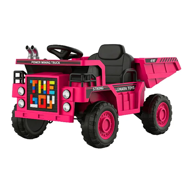 Xe máy xúc chạy điện trẻ em 12V RC Xe tải đi trên xe