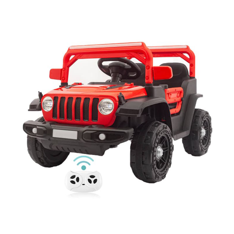 Xe Jeep điện trẻ em 2.4G R/C có xích đu trước và sau