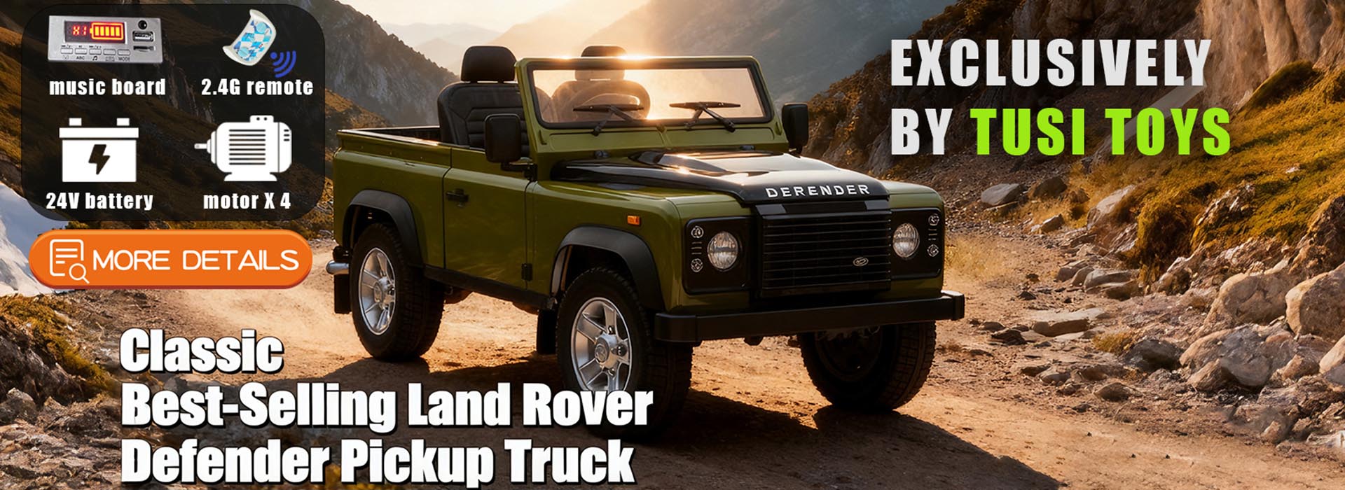 Xe bán tải Land Rover Defender cổ điển bán chạy nhất