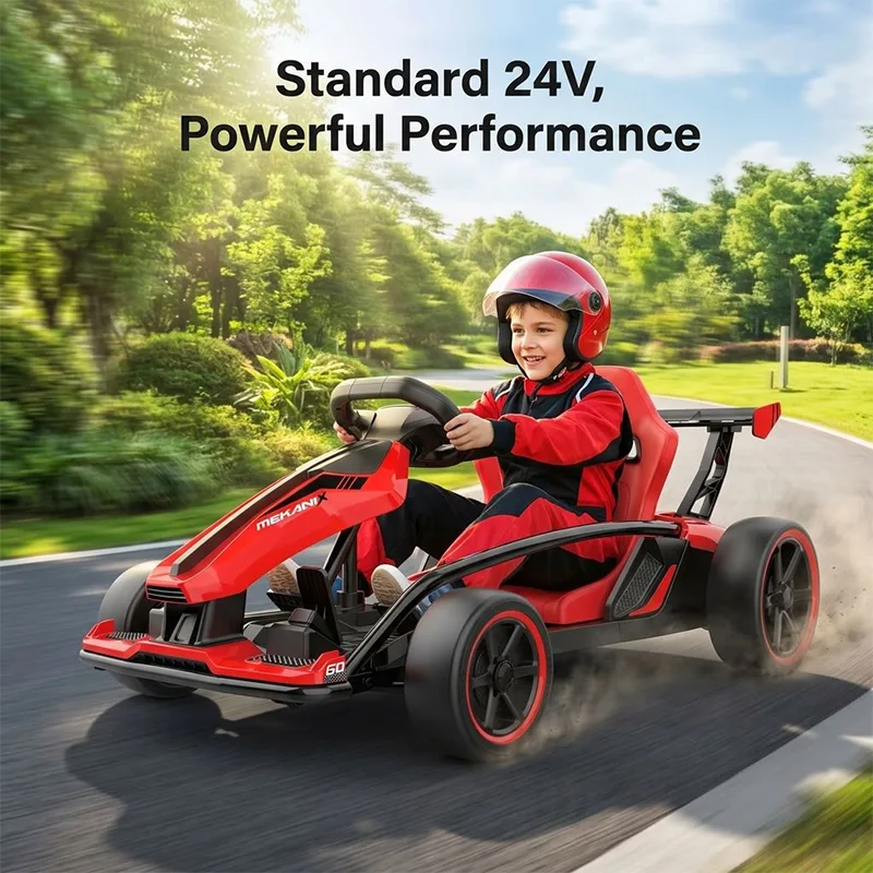Xe điện Go Kart mạnh mẽ 24v Đi xe trên ô tô