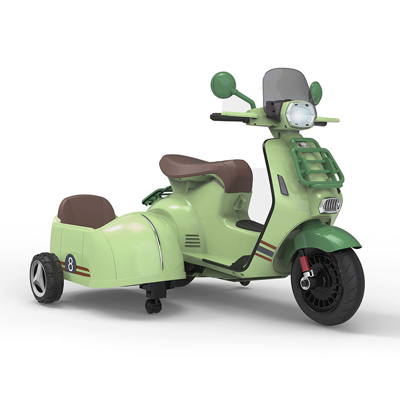 Xe máy ba bánh chạy điện đôi 12V dành cho trẻ em