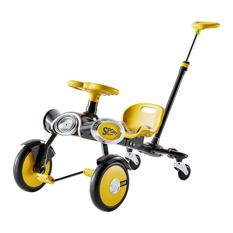 Xe đạp trẻ em Drift có tay đẩy 4 bánh Go Kart