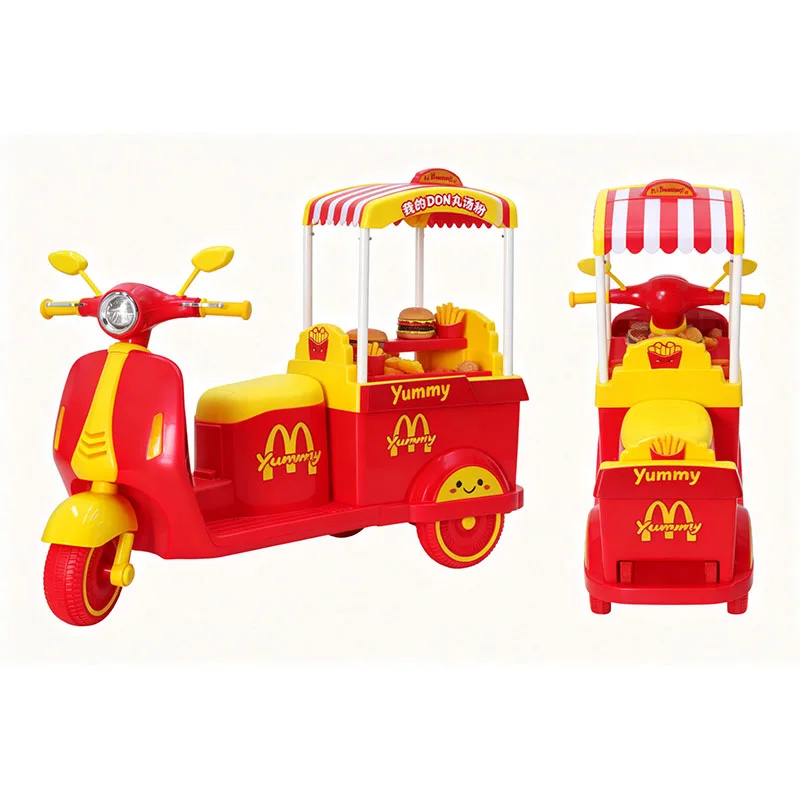 MỚI Mẫu mới Xe máy điện 3 bánh Đi trên xe đạp